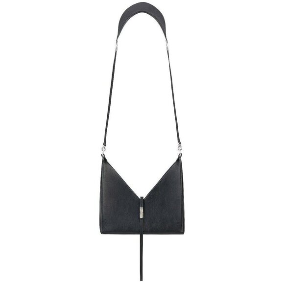 Givenchy Small Cut Out Bag in Black Leather Unisex Shoulder Handbag Purse - Picture 1 of 16